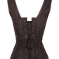 Neelie Steampunk Overbust Steel Boned Corset