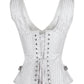 Malache Gothic Overbust White Corset