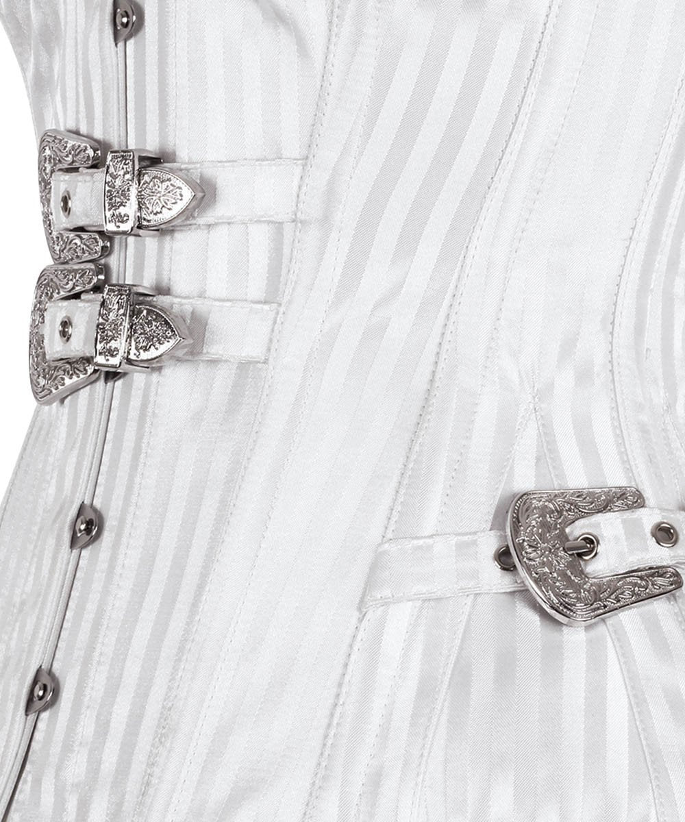 Malache Gothic Overbust White Corset