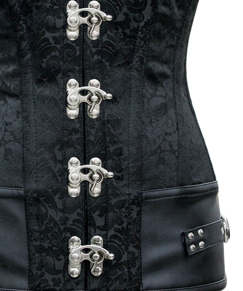 Irene Black Steampunk Corset