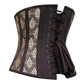 Willie Steampunk Gold Underbust Plus Size Corset