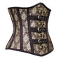 Willie Steampunk Gold Underbust Plus Size Corset