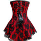 Mindy Overbust Lace Overlay Corset Dresses