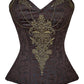 Harriet Embroidered Steampunk Overbust Corset