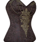 Harriet Embroidered Steampunk Overbust Corset