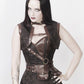 Alexa Brown Brocade Steampunk Overbust Corset