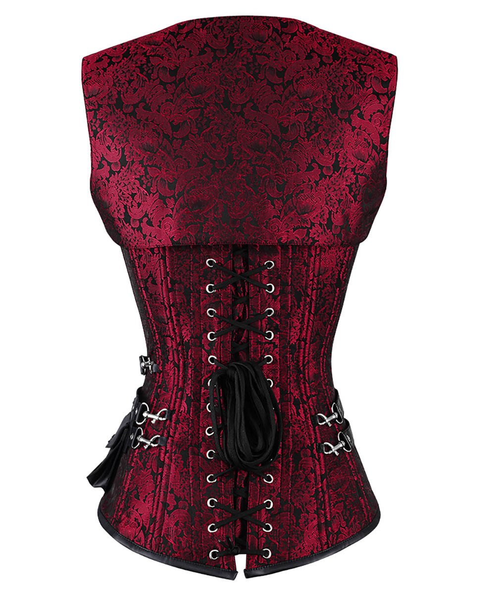 Winnifred Gothic Overbust Reversible Corset