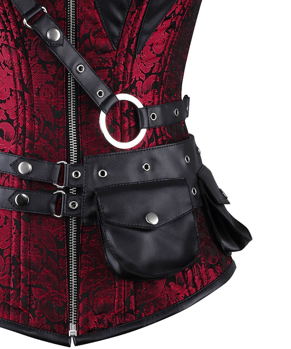Winnifred Gothic Overbust Reversible Corset