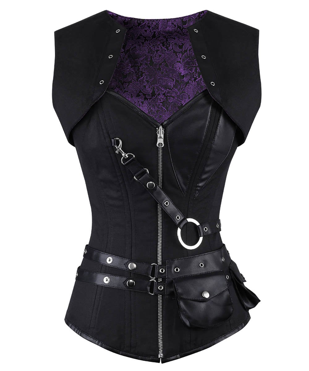 Nanelia Gothic Overbust Reversible Corset