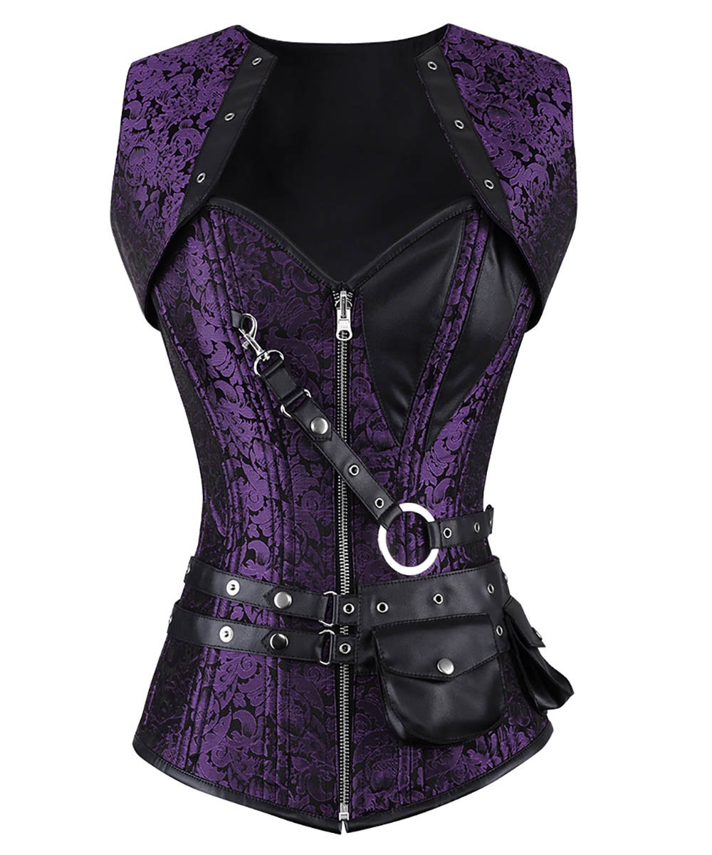 Nanelia Gothic Overbust Reversible Corset