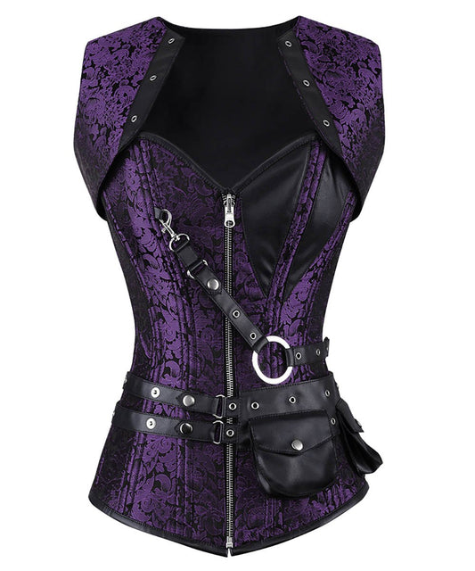 Nanelia Gothic Overbust Reversible Corset