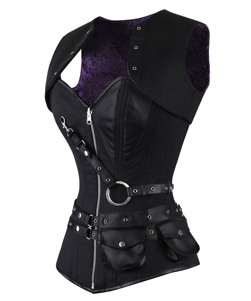 Nanelia Gothic Overbust Reversible Corset