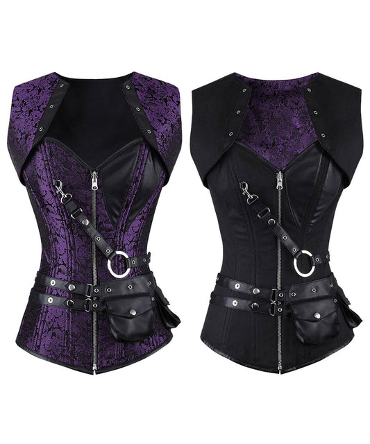 Nanelia Gothic Overbust Reversible Corset