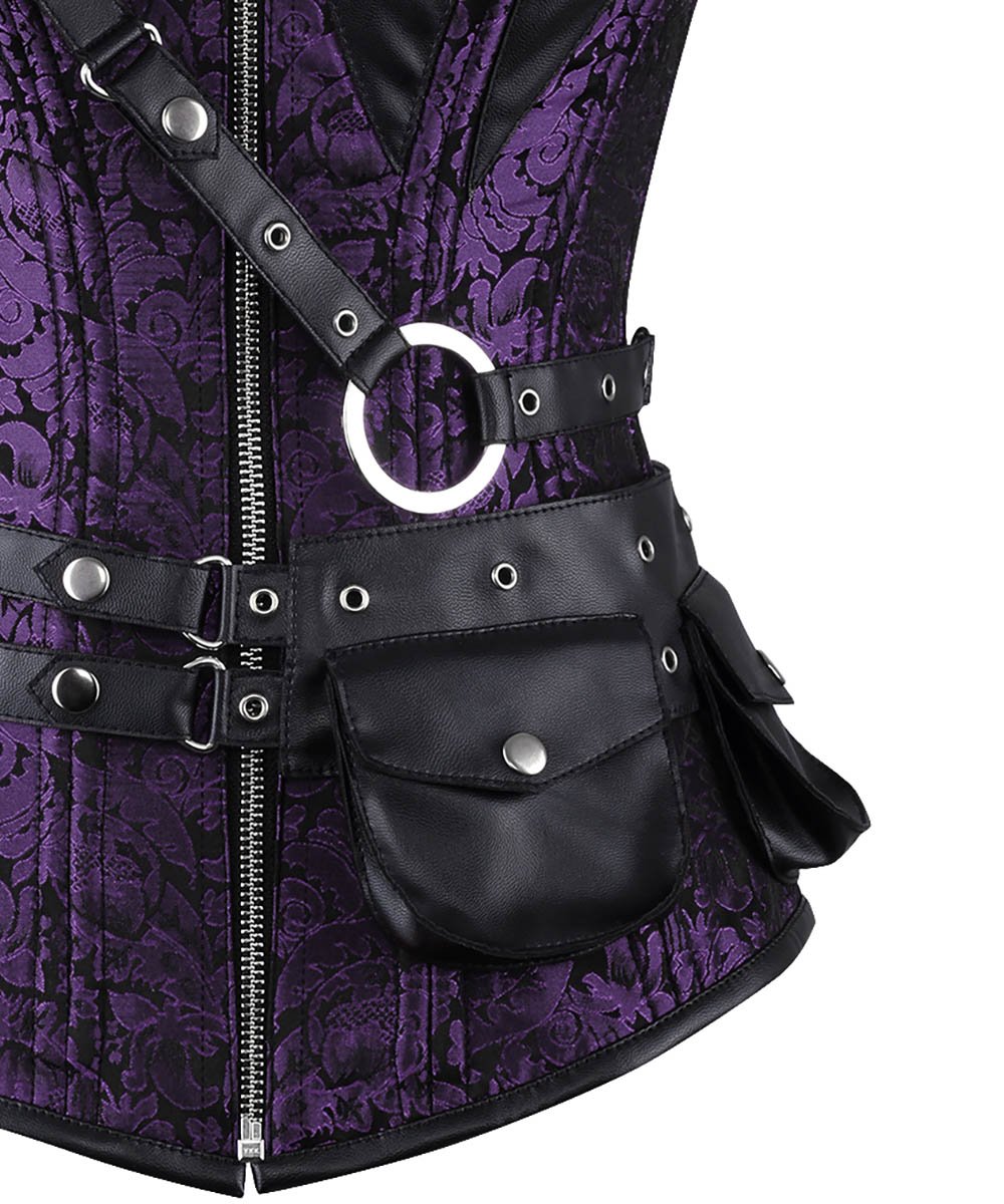 Nanelia Gothic Overbust Reversible Corset