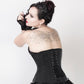 Rosy Black Gothic Waist Training Corset