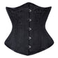 Rosy Black Gothic Waist Training Corset