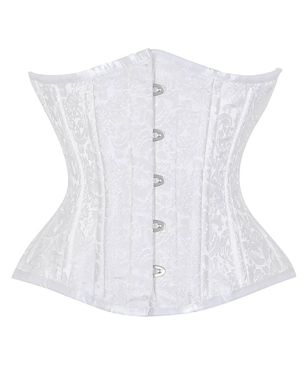 Rozlynn White Waist Training Corset