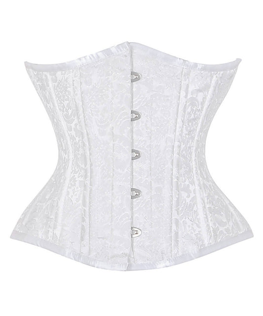 Rozlynn White Waist Training Corset