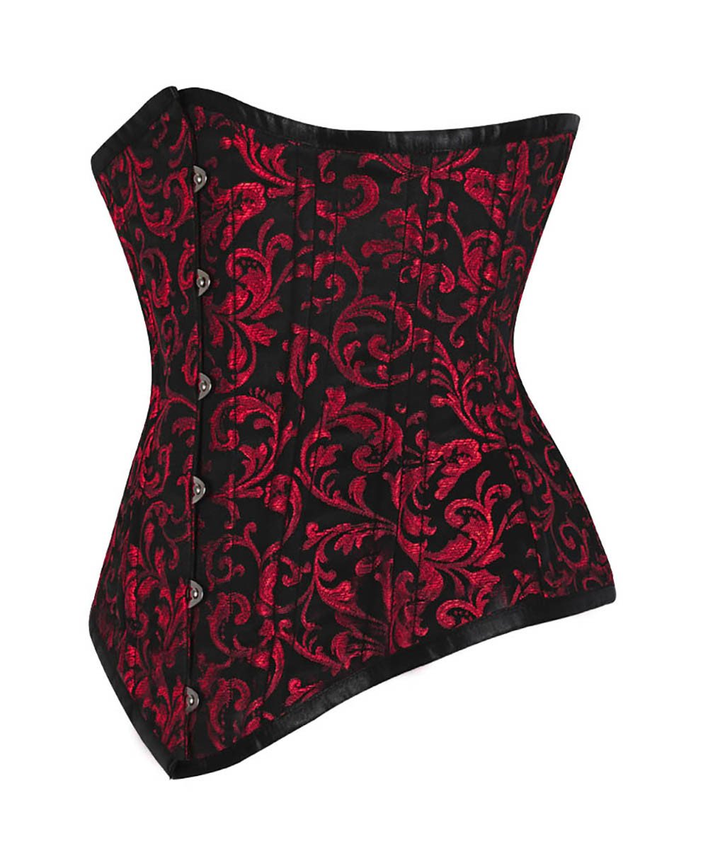Pavati Brocade Underbust Waist Training Long Corset