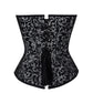 Abraham Overbust Waist Trainers Brocade Corset