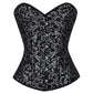 Abraham Overbust Waist Trainers Brocade Corset