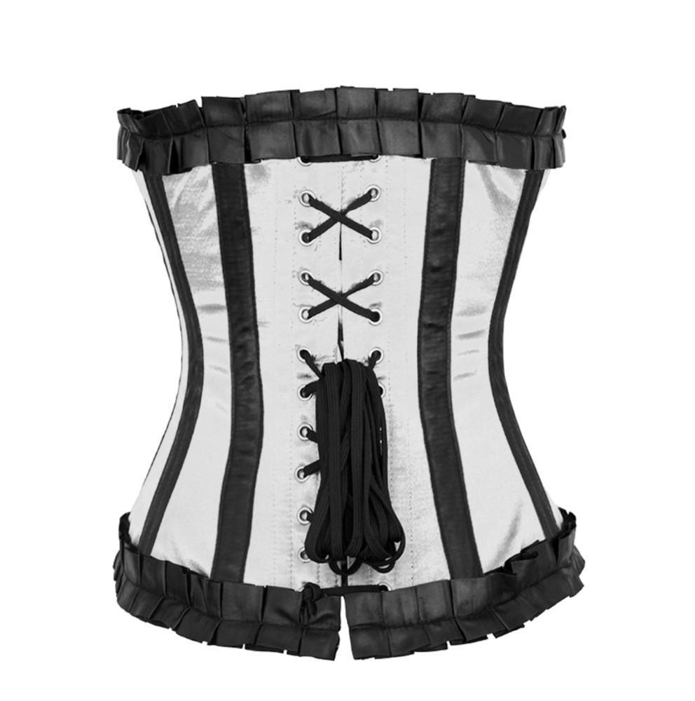 Adelle White Waist Training Corset