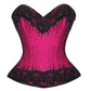Adoniia Overbust Embroidered Lace Overlay Couture Corset