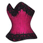 Adoniia Overbust Embroidered Lace Overlay Couture Corset