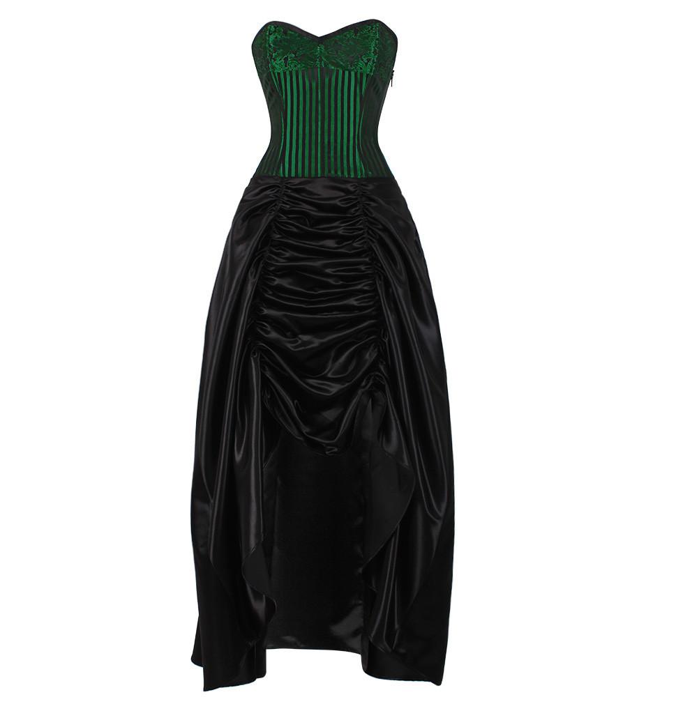 Burg Gothic Corset Dress