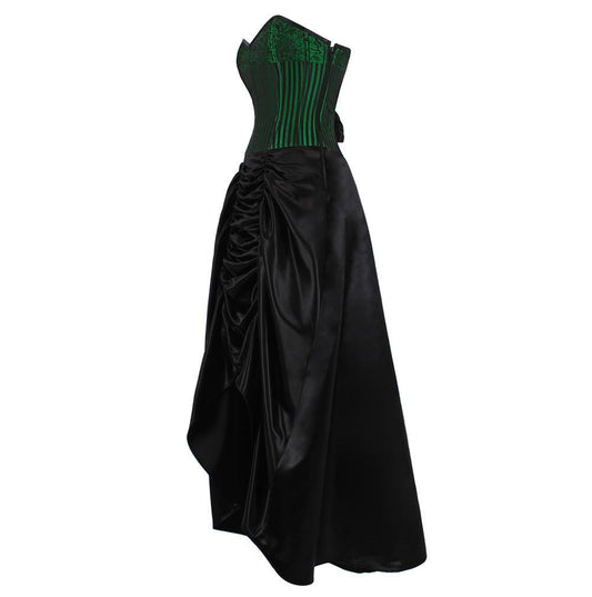 Burg Gothic Corset Dress