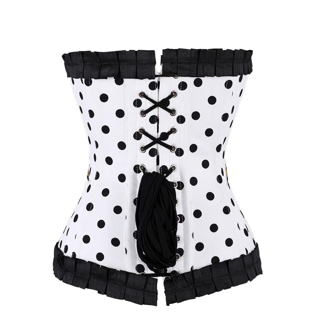 Naomi Polka Dot Overbust Corset