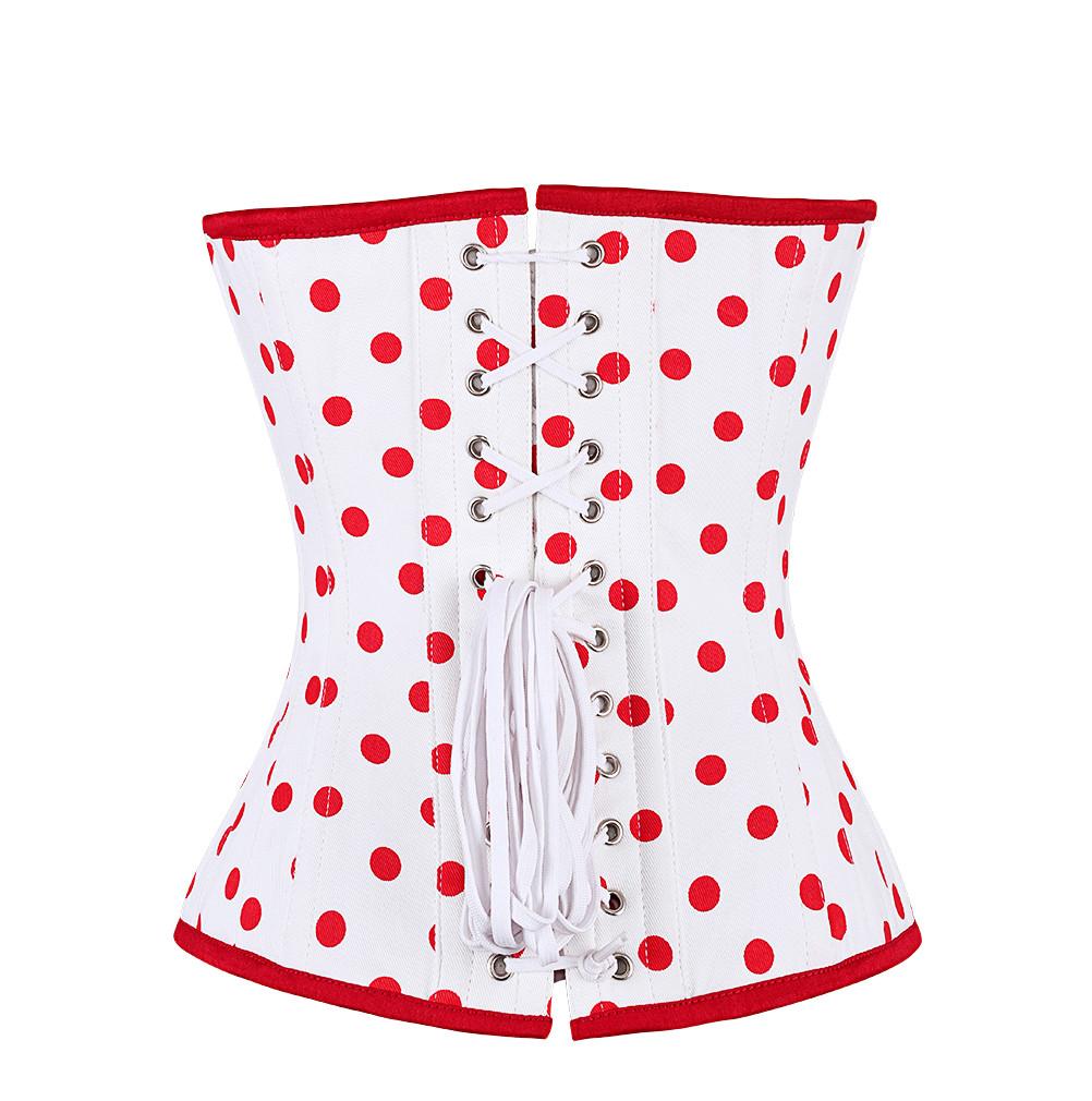 Kelsey Polka Dot Overbust Corset