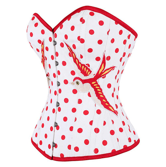 Kelsey Polka Dot Overbust Corset