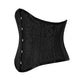 Holle Gothic Underbust Black Brocade Corset