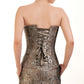 Phrysia Brocade Overbust Steel Boned Corset