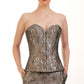 Phrysia Brocade Overbust Steel Boned Corset