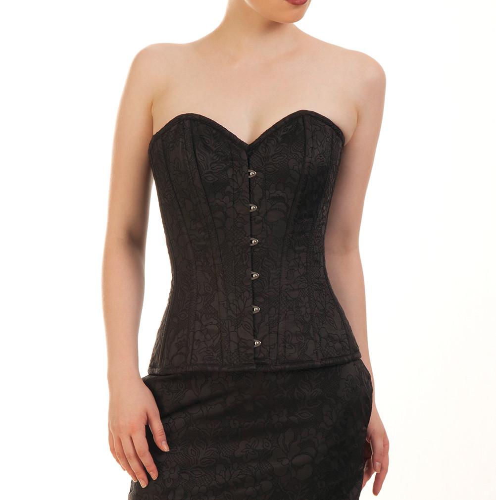 Frits Plus Size Brocade Overbust Corset
