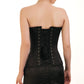 Marilda Brocade Overbust Black Corset