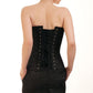 Phylis Black Overbust Brocade Corset
