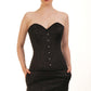 Nortia Black Brocade Overbust Corset