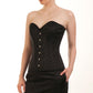 Nortia Black Brocade Overbust Corset