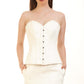Emilo Cream Overbust Brocade Corset