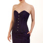 Phylo Brocade Purple Overbust Corset