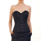 Aineas Brocade Blue Overbust Corset