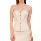Norvin Brocade Plus Size Ivory Overbust Corset
