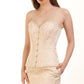 Hubert Brocade Overbust Steel Bone Corset