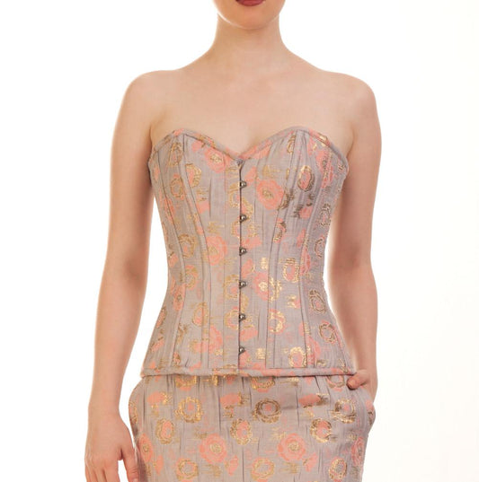 Piaras Brocade Plus Size Corset