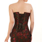 Novia Steel Boned Brocade Corset Overbust