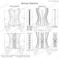 Haggi Burlesque Fashion Corset