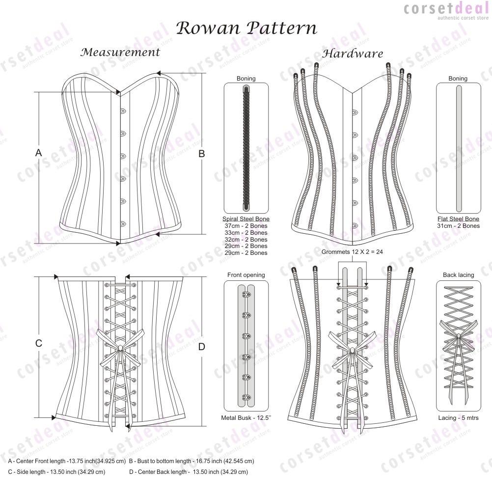 Ogden Red Fashion Corset